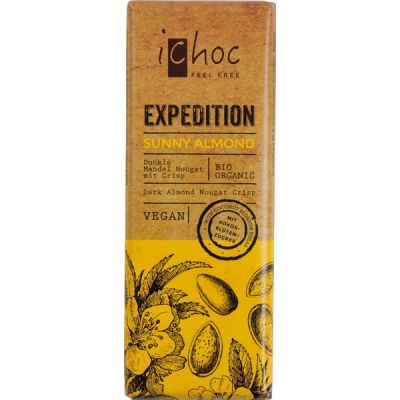 Chocolarepen Expedition sunny almond van iChoc, 15x 50 g